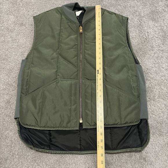 Refrigiwear Vest Jacket Mens Sz L Green Full Zip Super Insulated USA - Picture 6 of 6
